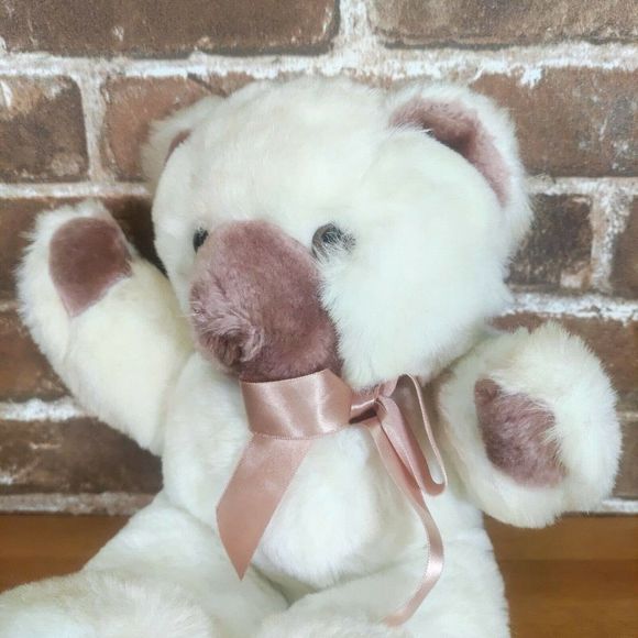 TEDDY TEA ROSE STUFFED PLUSH BEAR Vintage Stuffed Animal Perfumers Workshop - Picture 3 of 7